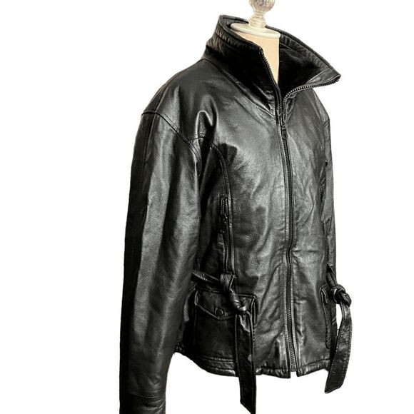 Wilda New York Women's Classic Leather W/Fur Lining / Sz: L - Picture 9 of 12